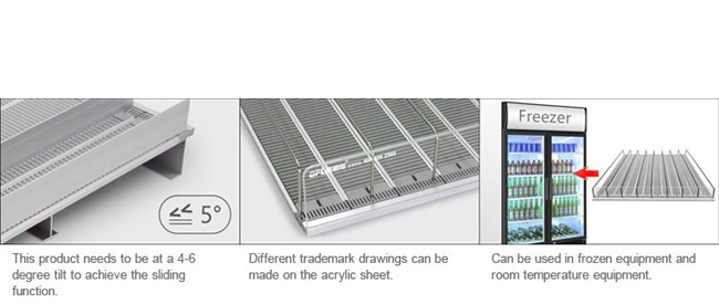 sliding roller shelf management 