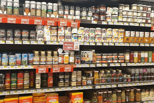 What are the different supermarket shelf uses?